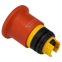 Eaton RMQ Titan M22 Series Latching Emergency Stop Push Button, Base and Front Fixing, 22 mm Cutout 121463 M22-PVT45P-MPI