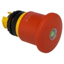 Eaton RMQ Titan M22 Series Latching Emergency Stop Push Button, Base and Front Fixing, 22 mm Cutout 121463 M22-PVT45P-MPI