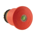 Eaton RMQ Titan M22 Series Latching Emergency Stop Push Button, Base and Front Fixing, 22 mm Cutout 121463 M22-PVT45P-MPI