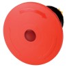 Eaton RMQ-Titan Series Turn to Release Illuminated Emergency Stop Push Button, Base Fixing, Front Fixing 121461 M22-PVLT60P
