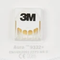 3M Aura™ 9300+ Series FFP3 Disposable Respirator Valved Flat Fold 10 Per Pack United Kingdom FFP3