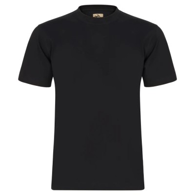 Orn Black Cotton Recycled Polyester Short Sleeve T-Shirt XL 1005R/B/XL