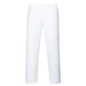 Portwest Unisex Work Trouser White 88 cm Waist 108 cm Leg Durable Twill Fabric 2208WHRM