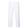 Portwest Unisex Work Trouser White 88 cm Waist 108 cm Leg Durable Twill Fabric 2208WHRM