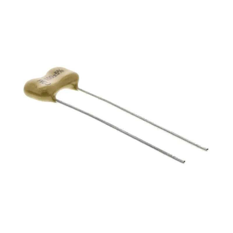 Cornell-Dubilier 100 pF Mica Capacitor 500 V dc ±5 % Tolerance, Flat Construction CD15FD101JO3F