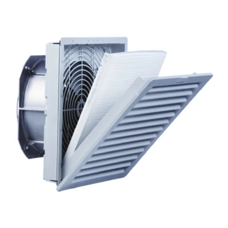 Pfannenberg PF 65.000 SL Series Flatpack Filter Fan 230V AC 80W 423 m³/h Filtered, 550 m³/h Unimpeded, , 320 mm x 320 IP55