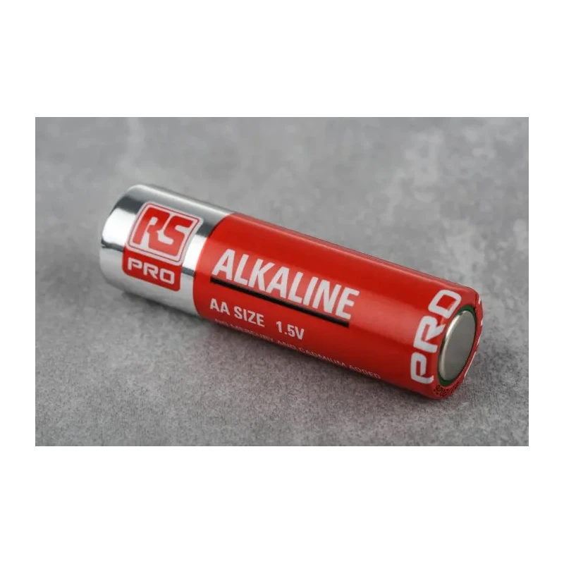 RS PRO Alkaline AA Battery 1.5 V 2.4Ah Non-Rechargeable Standard Termination Pack of 12 744-2199