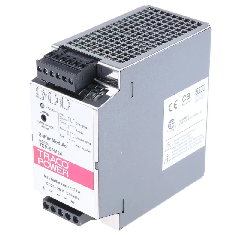 TRACOPOWER Buffer Module 600W Power Rating, 110mm Length, DIN Rail Mount, CE Certified TSP-BFM24