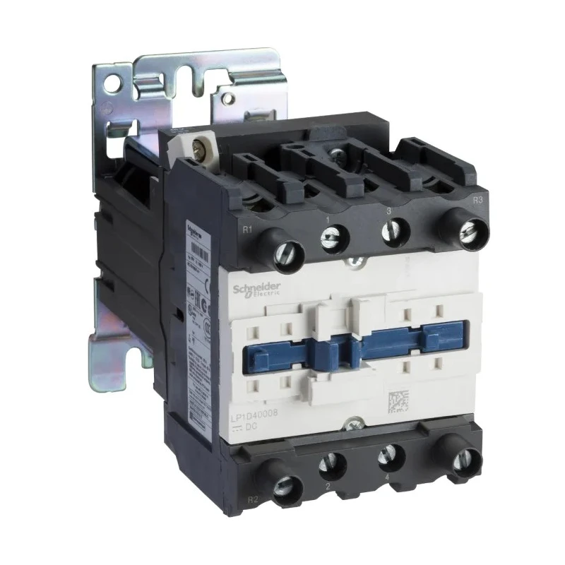 Schneider Electric LP1D Contactor, 24V DC Coil, 4-Pole, 80A, 2 NO/2 NC, 690V AC/DC LP1D65008BD