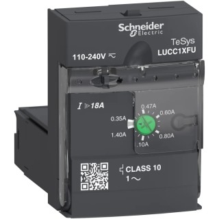 Schneider Electric TeSys U Advanced Motor Starter, 690V, 90W, 1 Phase, IP20, IP40 LUCC1XFU
