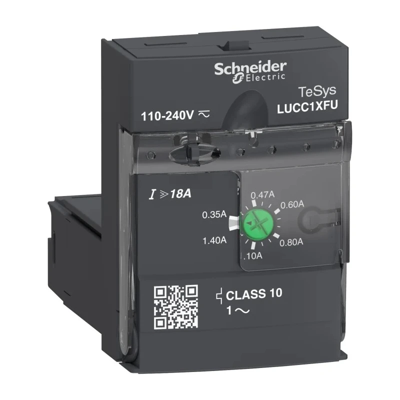 Schneider Electric TeSys U Advanced Motor Starter, 690V, 90W, 1 Phase, IP20, IP40 LUCC1XFU