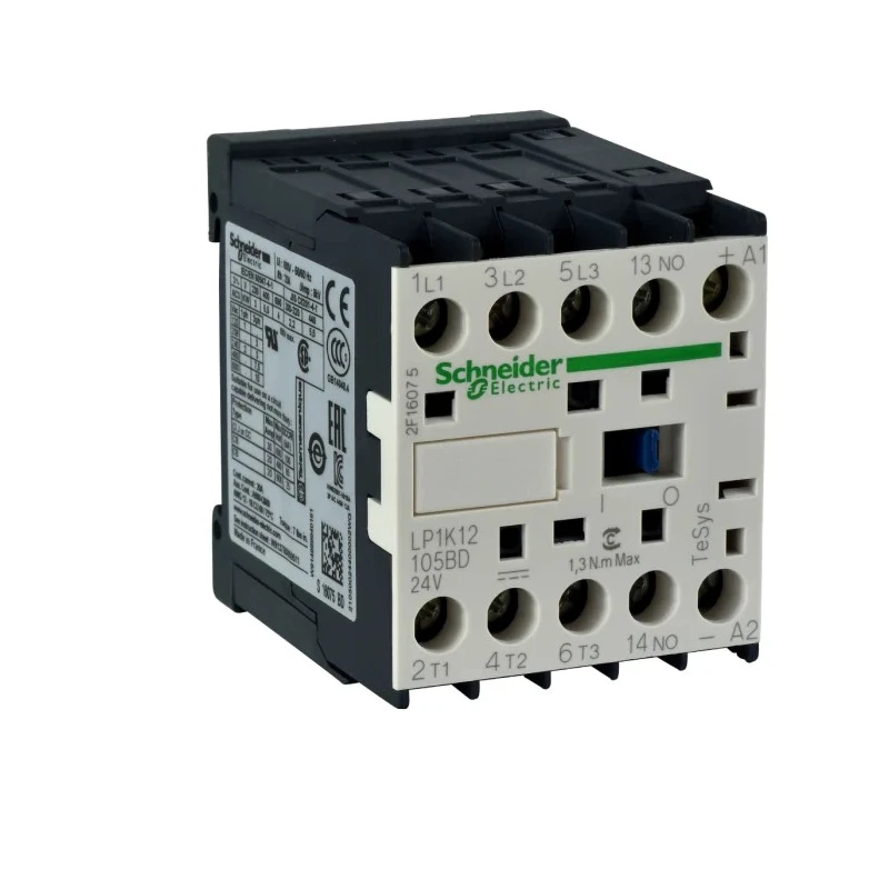 Schneider Electric Miniature 4-Pole Contactor, 230V DC Coil, 20 A 220V AC, 2 NO/2 NC, 690V AC LP1K