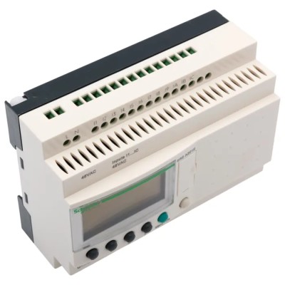 Schneider Electric Zelio Logic Series Logic Module 12-Input Digital Input 8 Relay Outputs 48V AC SR2A201E