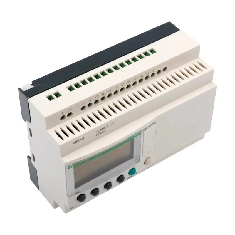 Schneider Electric Zelio Logic Series Logic Module 12-Input Digital Input 8 Relay Outputs 48V AC SR2A201E
