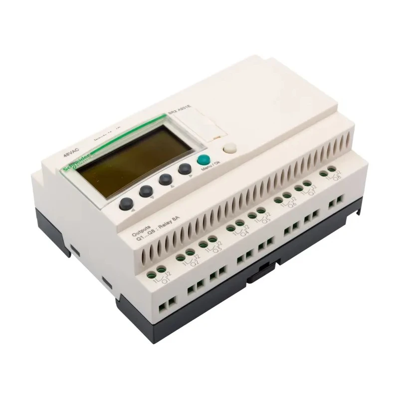 Schneider Electric Zelio Logic Series Logic Module 12-Input Digital Input 8 Relay Outputs 48V AC SR2A201E