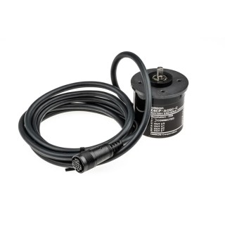 Omron E6CP Series Absolute Encoder 24V DC, 256 Pulses Per Revolution, Open Collector Signal, Solid Shaft 6 mm E6CP