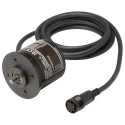 Omron E6CP Series Absolute Encoder 24V DC, 256 Pulses Per Revolution, Open Collector Signal, Solid Shaft 6 mm E6CP