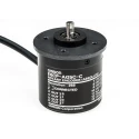 Omron E6CP Series Absolute Encoder 24V DC, 256 Pulses Per Revolution, Open Collector Signal, Solid Shaft 6 mm E6CP