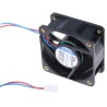 ebm-papst 600 N Series Axial Fan 24V DC 2.1W 41m³/h IP20 Rectangular Frame 60 mm