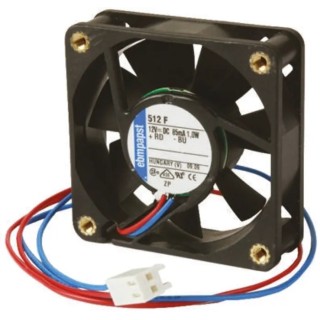 ebm-papst 8400 N Series Compact DC Axial Fan 24V DC 2 W 69 m³/h IP68 80 mm 