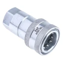 RS PRO Steel Hydraulic Quick Connect Coupling Female BSP 1/2 in, 250 bar 745-4693