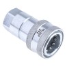 RS PRO Steel Hydraulic Quick Connect Coupling Female BSP 1/2 in, 250 bar 745-4693