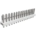 TE Connectivity MTA-156 Series Straight Through Hole Pin Header 16 Contacts 3.96 mm Pitch 1 Row Unshrouded 1-640445-6