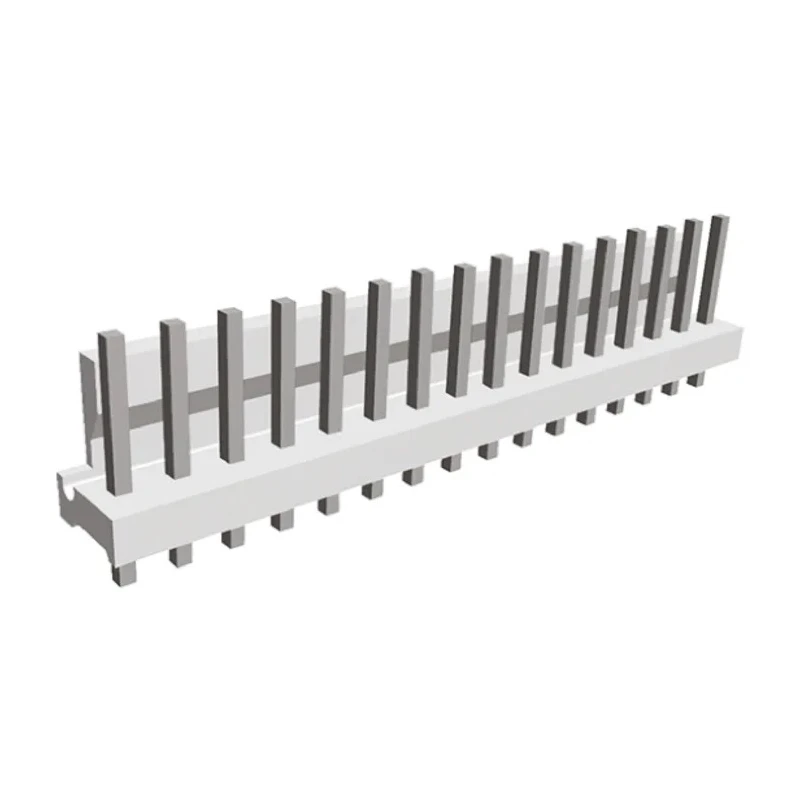 TE Connectivity MTA-156 Series Straight Through Hole Pin Header 16 Contacts 3.96 mm Pitch 1 Row Unshrouded 1-640445-6