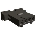 TE Connectivity Female Connector Housing 2.54 mm Pitch 4 Way 1 Row Straight 1-88859-0