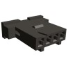 TE Connectivity Female Connector Housing 2.54 mm Pitch 4 Way 1 Row Straight 1-88859-0