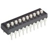 TE Connectivity Extended Slide Rotary Coded DIP Switch Through Hole 1825360-6