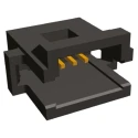 TE Connectivity AMPMODU System 50 Series Straight Through Hole PCB Header, 4 Contacts, 1.27 mm Pitch, 1 Row 5-104071-7