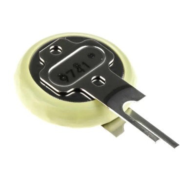 Panasonic Lithium Polycarbon Monofluoride BR1225 Button Battery, 3 V, 48 mAh, 12.5 mm Diameter BR-1225/VCN