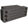 TE Connectivity M Series Straight Panel Housing Connector 34-Contact 4 Row 3.81 mm Pitch Solder 12V 13A 1-201357-1