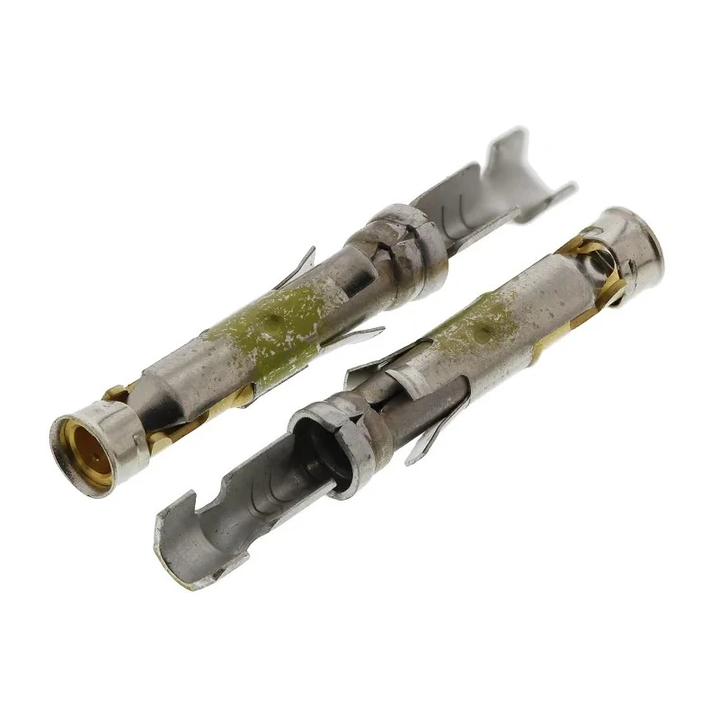 TE Connectivity Female Crimp Circular Connector Contact Contact Size 16 Wire Size 20, 24AWG 13A 250V Brass Gold 1-66105-8