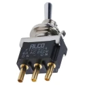 TE Connectivity Panel Mount Toggle Switch SPDT On-On Solder Terminal 250 V ac 2-6437630-0