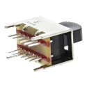 TE Connectivity 4PDT PCB Slide Switch Latching 300mA Polyoxymethylene 1825264-1