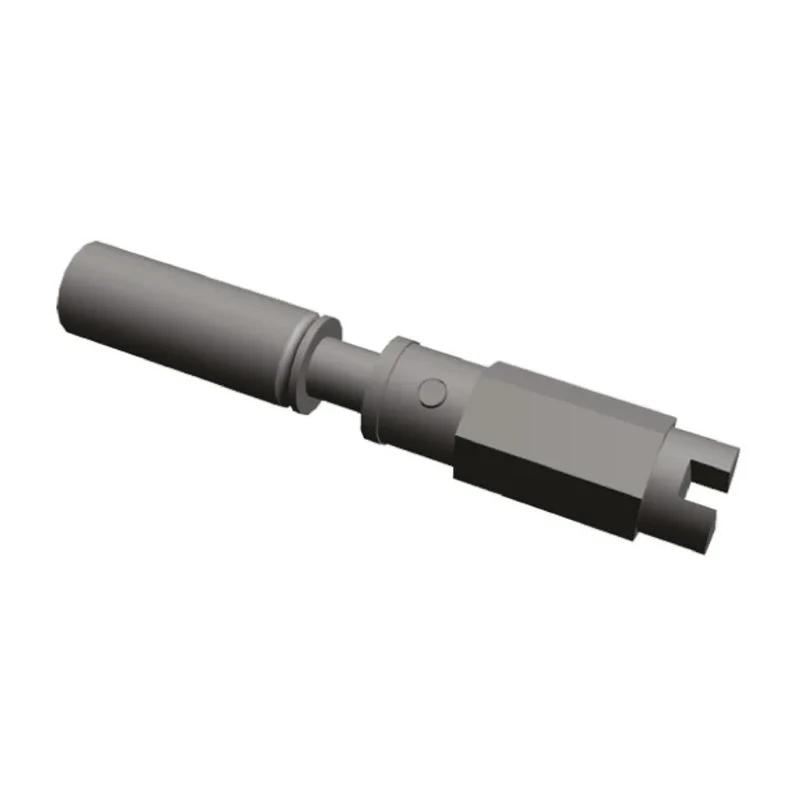 TE Connectivity M Series Male Jack Screw Connector Accessory Zinc Alloy Silver 201389-1