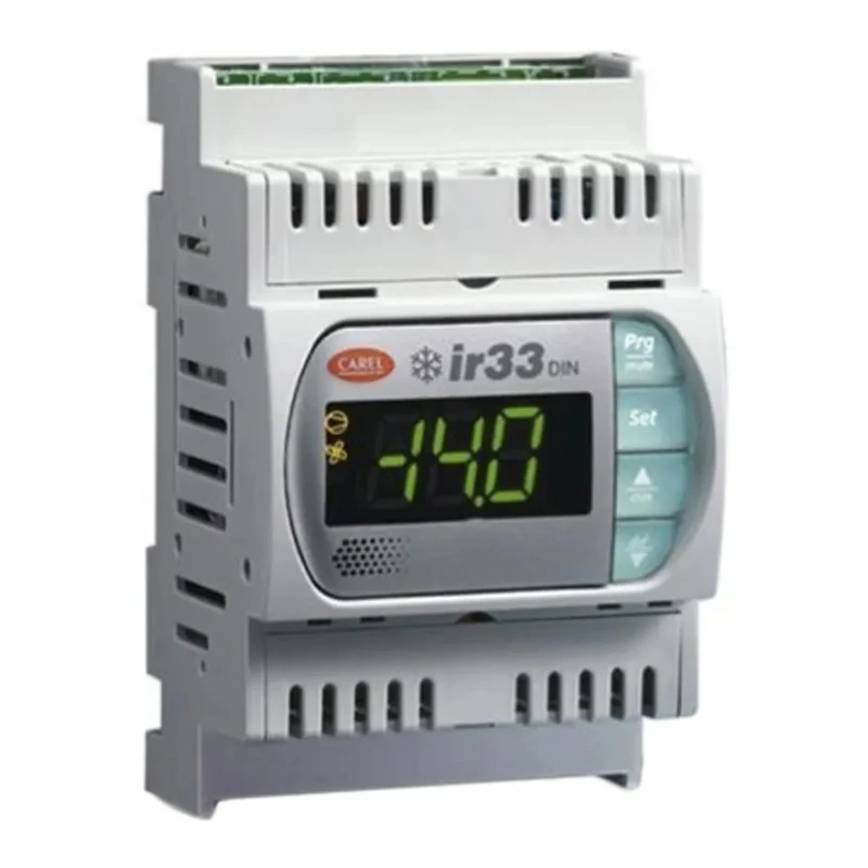 Carel PID Temperature Controller Panel, DIN Rail Mount 2 Input, 2 Output Relay 24V 8A DN33 
