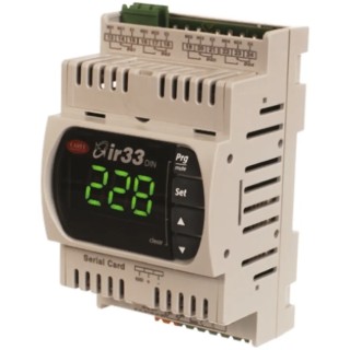 Carel Panel DIN Rail PID Temperature Controller 2 Input 1 Output Relay 230V DN33 