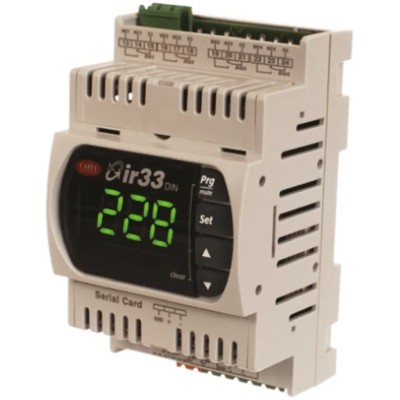 Carel Panel DIN Rail PID Temperature Controller 2 Input 1 Output Relay 230V DN33 