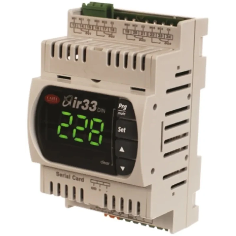 Carel Panel DIN Rail PID Temperature Controller 2 Input 1 Output Relay 230V DN33 