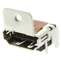 TE Connectivity Type A 19 Way Right Angle Female HDMI Connector 40V 1-1747981-1