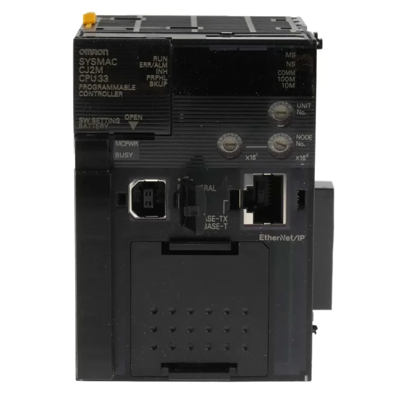Omron Programmable Logic Controller PLC CPU Pulse Output 40kB Memory USB 2.0 Panel Mount CJ2M
