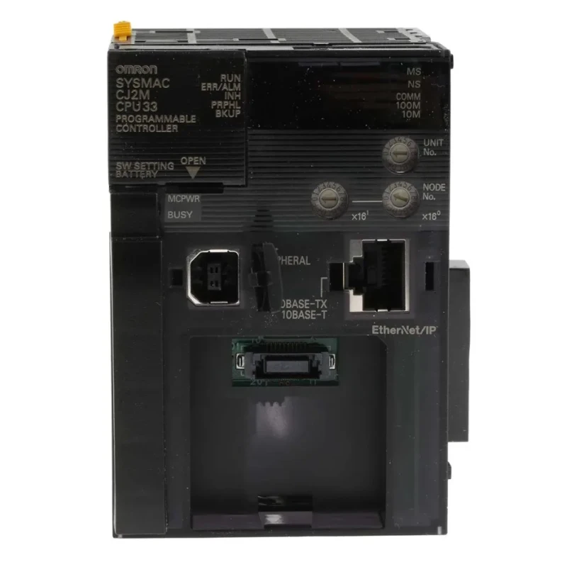 Omron Programmable Logic Controller PLC CPU Pulse Output 40kB Memory USB 2.0 Panel Mount CJ2M