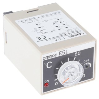 Omron Bi-Metallic Thermostat +100°C Max Off Operation, On, 10 A, Bracket Mount E5L-A 0-100