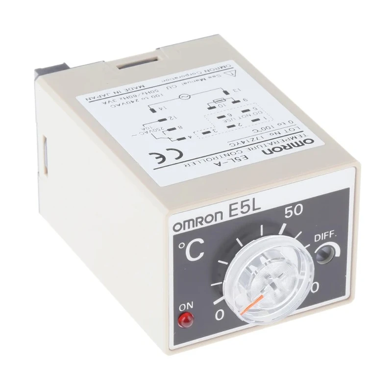 Omron Bi-Metallic Thermostat +100°C Max Off Operation, On, 10 A, Bracket Mount E5L-A 0-100