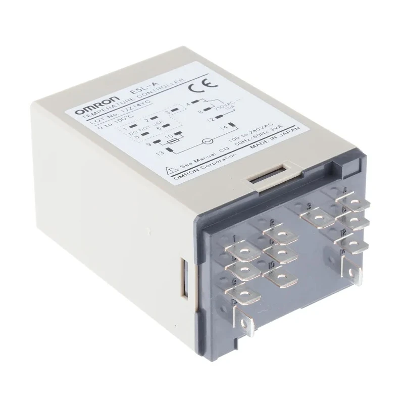Omron Bi-Metallic Thermostat +100°C Max Off Operation, On, 10 A, Bracket Mount E5L-A 0-100