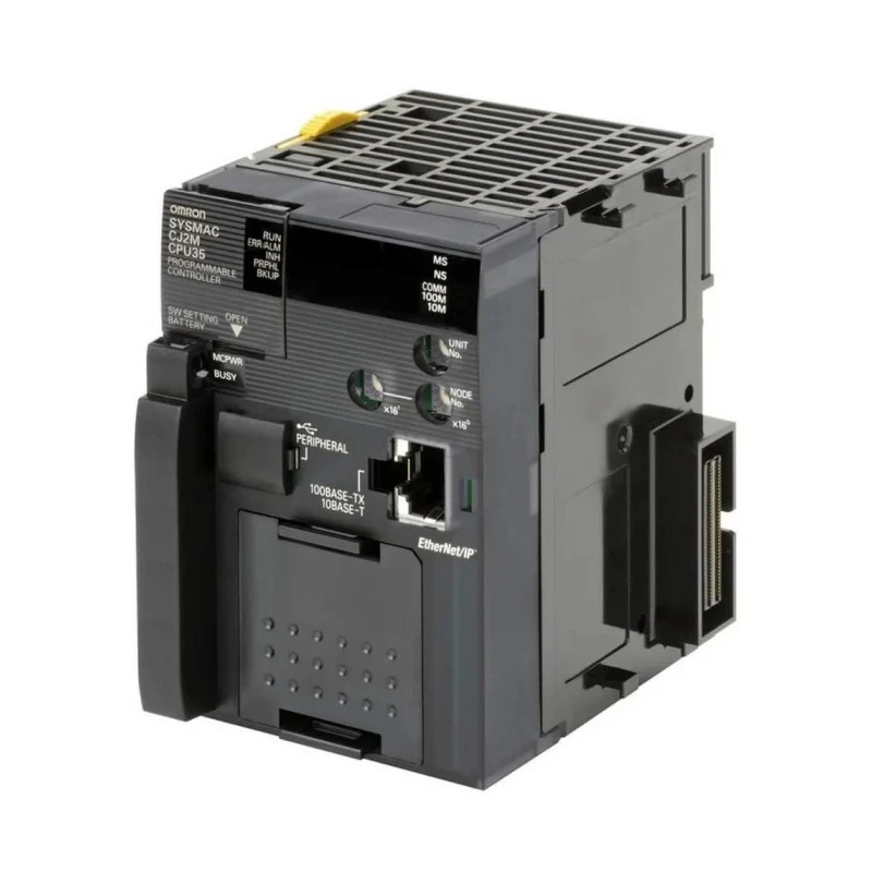 Omron CJ2M Series PLC CPU Pulse Output, Panel Mount, USB 2.0 Communication, 700mA Output Current 