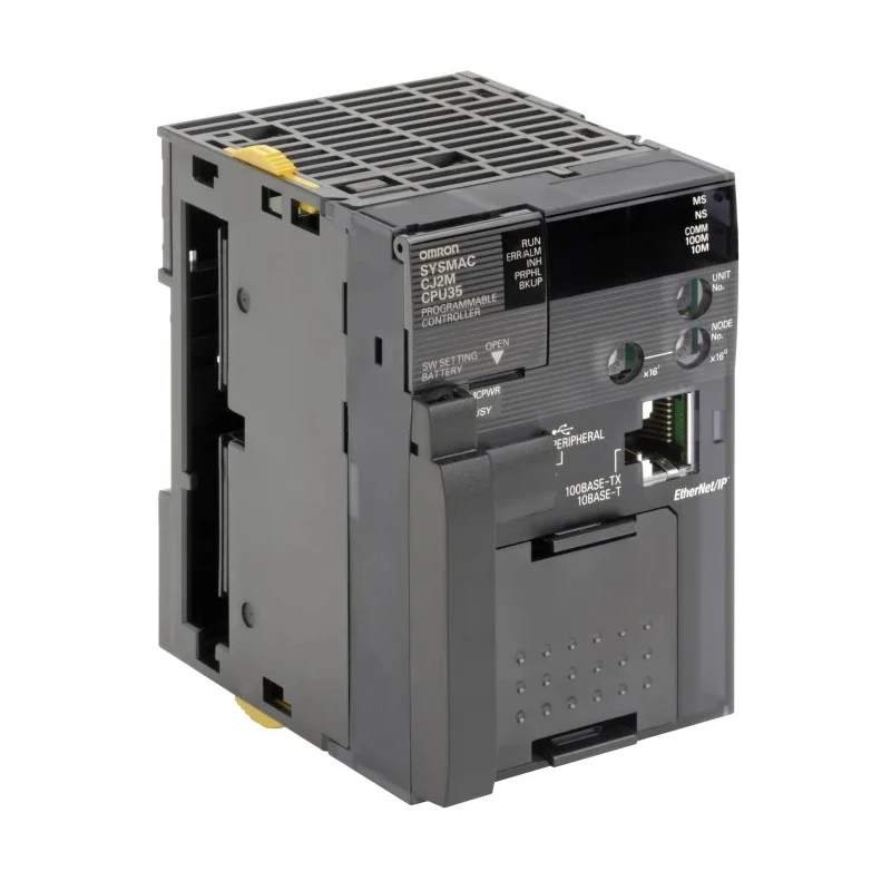 Omron CJ2M Series PLC CPU Pulse Output, Panel Mount, USB 2.0 Communication, 700mA Output Current 